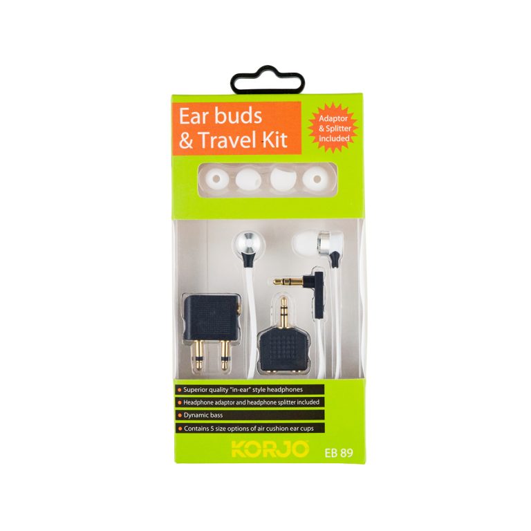 Ear Buds Travel Kit pck