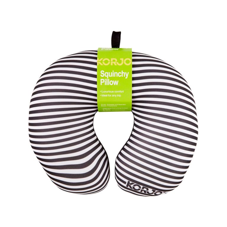 Squinchy Pillow - Striped - Black2
