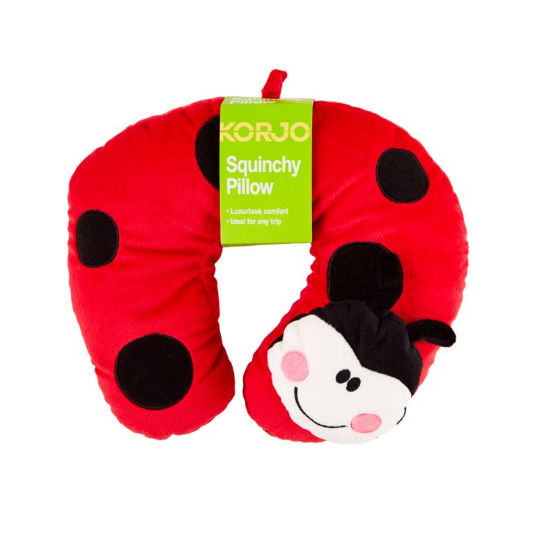 Squinchy Pillow - Animals Ladybug