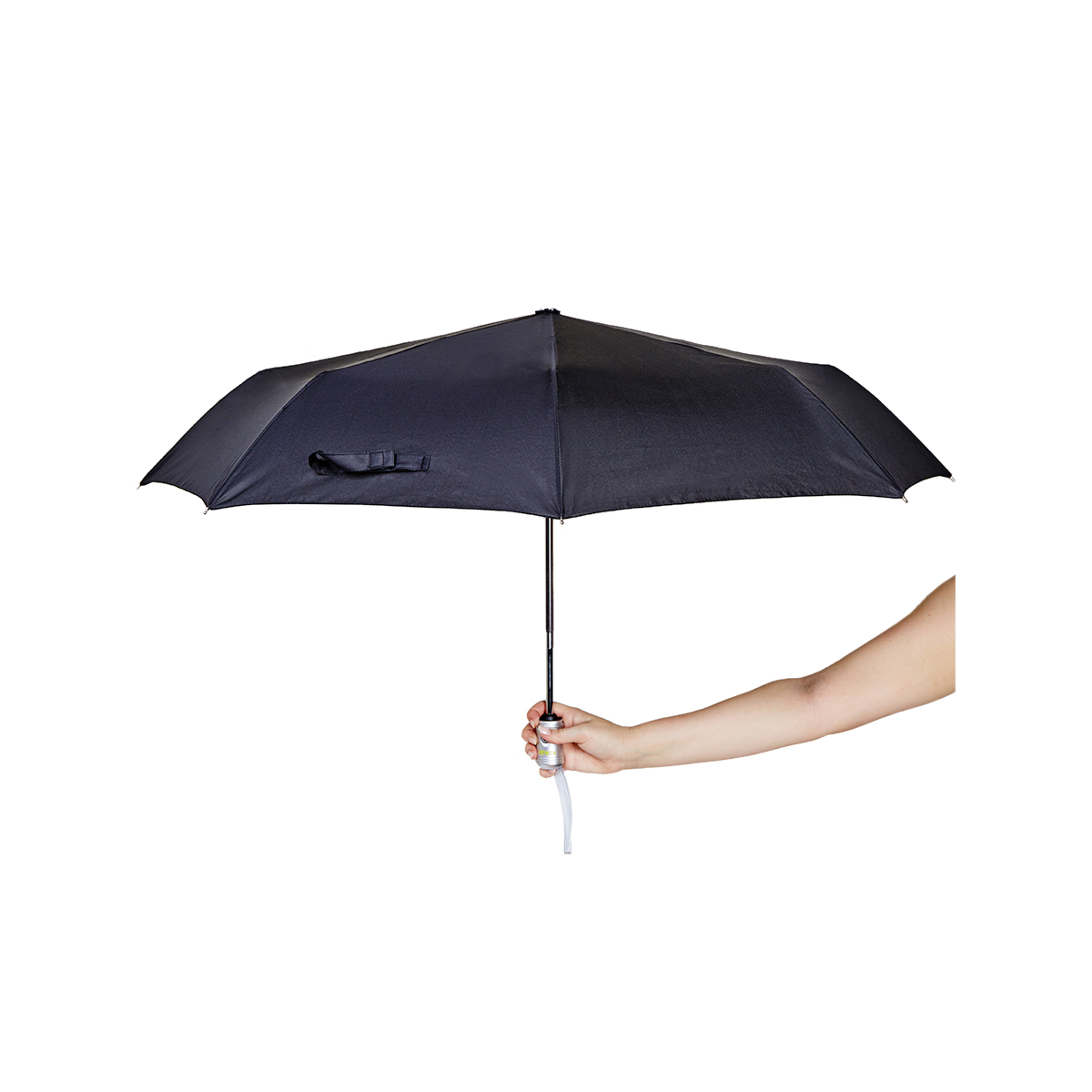 KORJO Windproof Travel Umbrella Automatic Folding Light Compact w bag Black UM52 