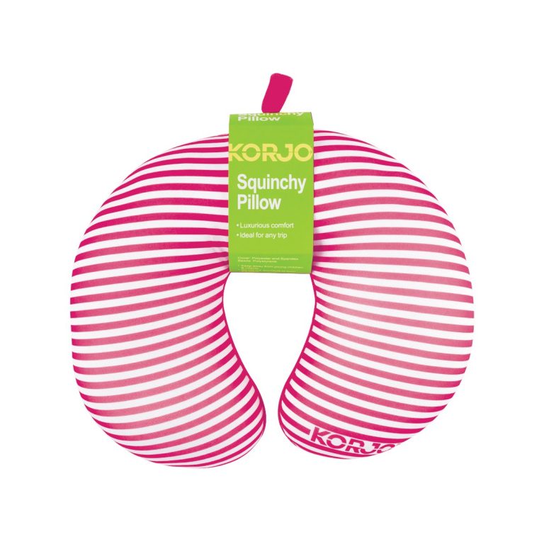Squinchy Pillow - Striped - Pink2
